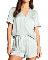 NEGATIVE - Eclipse Washable Silk V-Top - Lyst