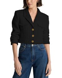 St. John - Textured Plaid Jacket - Lyst