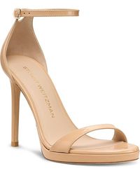 Stuart Weitzman - Nudist Platform High Heel Sandals - Lyst