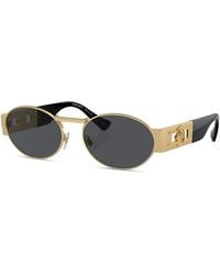 Versace - Oval Sunglasses, 56Mm - Lyst