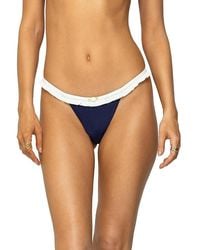 Edikted - Kellie Ruffled Bikini Bottom - Lyst