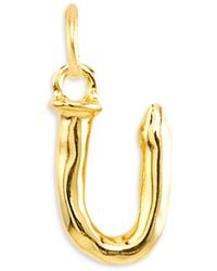 Uno De 50 - Plated Letter Charm - Lyst