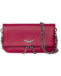 Zadig & Voltaire - Rock Nano Grained Leather Crossbody - Lyst