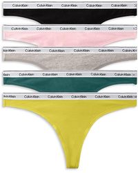 Calvin Klein - Thongs, Pack Of 5 - Lyst
