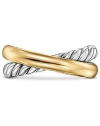 David Yurman - Crossover Two Row Ring - Lyst