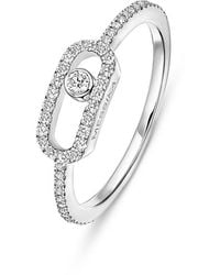 Messika - Diamond Move Uno Pave Ring - Lyst