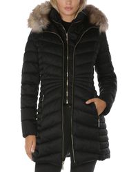 laundry black puffer coat