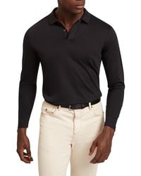 Ted Baker - Ignac Long Sleeve Regular Soft Touch Cotton Polo - Lyst