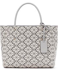Kate Spade - Spade Flower Jacquard Tote - Lyst