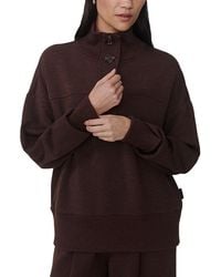 Varley - Bronya Button Placket Sweatshirt - Lyst