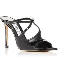 Jimmy Choo - Anise 95 Strappy High Heel Slide Sandals - Lyst