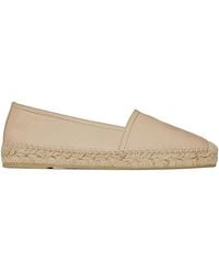 Saint Laurent - Monogram Flat Espadrilles - Lyst