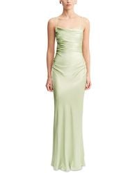 Shona Joy - La Lune Lace Up Back Maxi Dress - Lyst