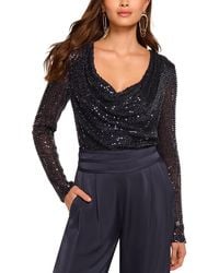 Ramy Brook - Leon Beaded Cowlneck Top - Lyst