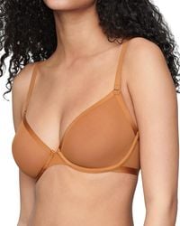 CUUP - The Plunge Mesh Bra - Lyst