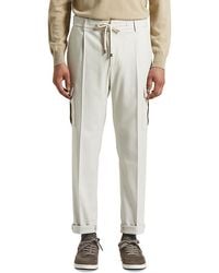 Peserico - Relaxed Fit Drawstring Cargo Pants - Lyst