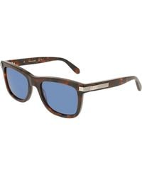Ferragamo - Solid Square Sunglasses, 55Mm - Lyst