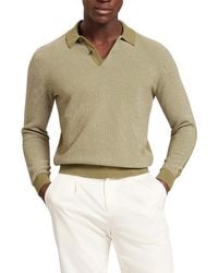 Ted Baker - Ardo Textured Front Knitted Polo Shirt - Lyst