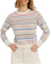 Chinti & Parker - Wool-Cashmere Winter Fair Isle Pullover Sweater - Lyst