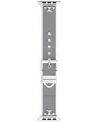 Tory Burch - Kira Stainless Steel Mesh Band For Apple Watch, 38/40/41/42Mm And 42/44/45/46/49Mm - Lyst