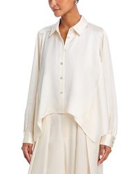 Cinq À Sept - Georgia Satin Stripe Top - Lyst