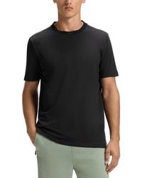 BOSS - Rib Tee - Lyst