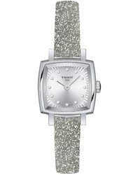 Tissot - Lovely Square Festive Kit Watch, 20Mm X 20Mm - Lyst