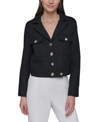 Karl Lagerfeld - Short Tweed Jacket - Lyst