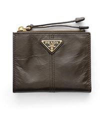 Prada - Small Leather Wallet - Lyst