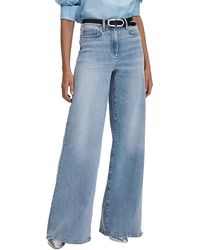 Reiss - Petite Ameria Mid Rise Wide Leg Jeans - Lyst