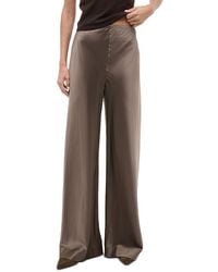 STAUD - Stroll Silk Blend Pants - Lyst