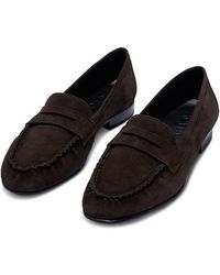 Aeyde - Aldous Suede Loafers - Lyst