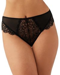 B.tempt'd - B. Tempt'D By Wacoal It's On Mesh Lace Thong - Lyst