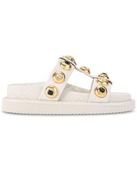 Kurt Geiger - Orson Studded Sandals - Lyst