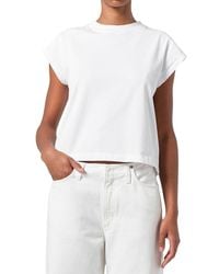 Agolde - Bryce Cap Sleeve Tee - Lyst