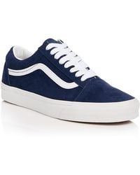 Vans - Old Skool Suede & Leather Low Top Sneakers - Lyst