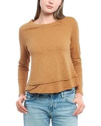 Wilt - Clothing Long Sleeve Mock Layer Tee - Lyst
