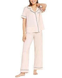 Eberjey - Gisele Short Sleeve Long Pant Pajama Set - Lyst