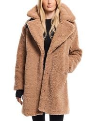 Sam. - Sherpa Mid-Length Teddy Coat - Lyst