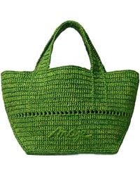 Maje - Crocheted Raffia Mini Tote - Lyst