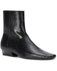STAUD - Wally Flat Ankle Boots - Lyst