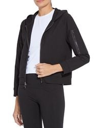Lyssé - Cotton Zip Up Hoodie Sweatshirt - Lyst