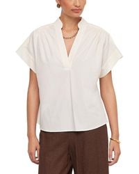 Fifteen Twenty - Short Sleeve V Neck Top - Lyst
