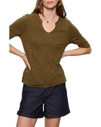 Sanctuary - Dolce Notch Neck Tee - Lyst