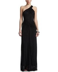 BCBGMAXAZRIA - One Shoulder Embellished Gown - Lyst