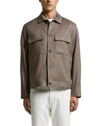 Peserico - Linen & Wool Overshirt Jacket - Lyst