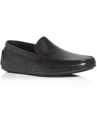 hugo boss leather loafers