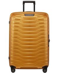 Samsonite - Proxis Medium Spinner Checked Suitcase - Lyst