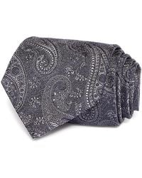 Canali - Silk Classic Textured Paisley Tie - Lyst