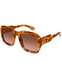 Chloé - Gayia Square Sunglasses, 54Mm - Lyst